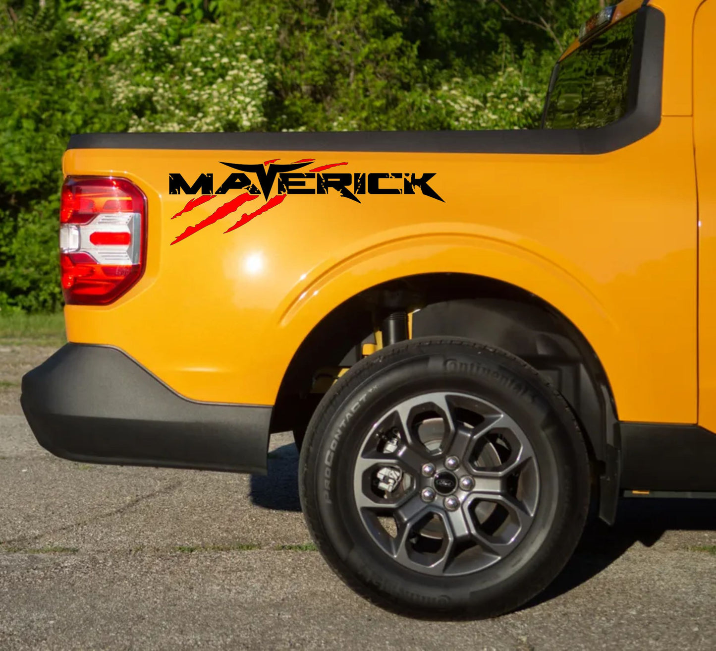 Ford Maverick Claw Mark vinyl decal, 2 pcs., truck decal, scratch decal, Ford Decal, multiples sizes and colors..
