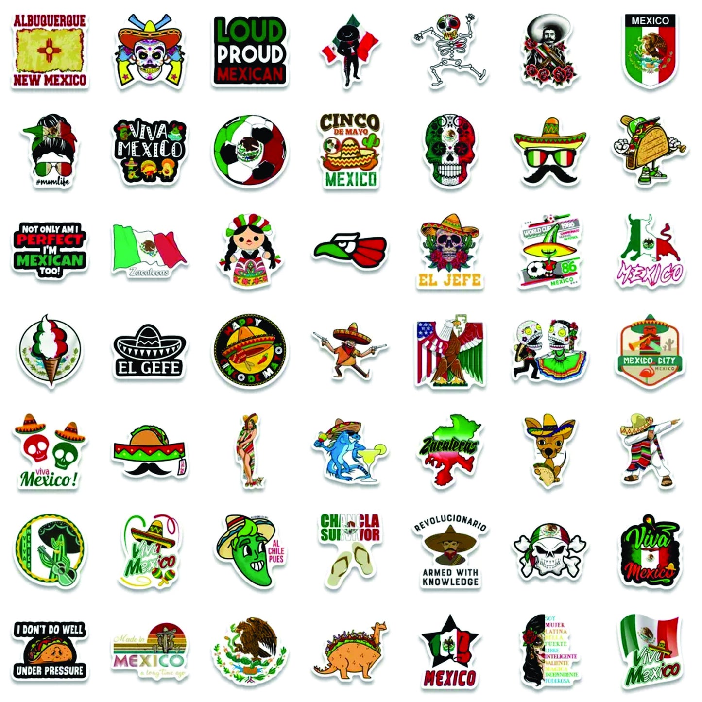 Mexican Stickers, Pegatinas Mexicanas, Mexican Chingon, Hard Hat Sticker, Motor,Bike Skateboard, Car, Mug, Water Bottle,Stickers Calcomania