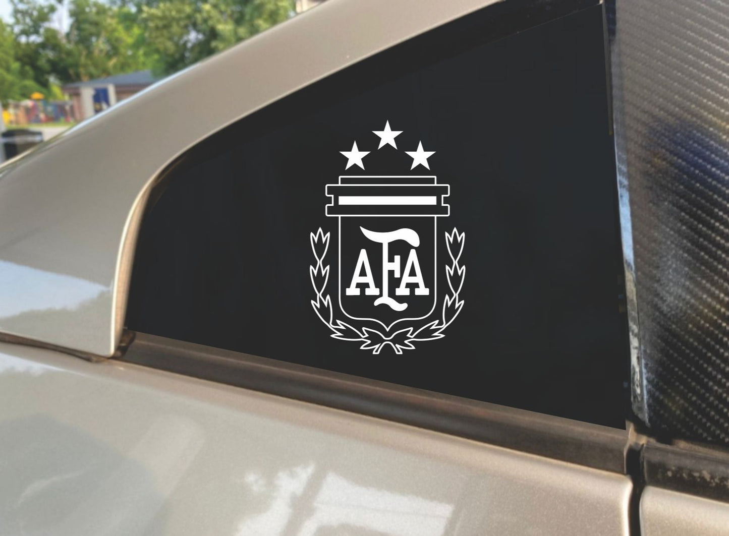 AFA Sticker Decal, Bandera de football Argentina, Argentina National Football Team Decal, Argentina Campeón, Escudo de Futbol Argentino