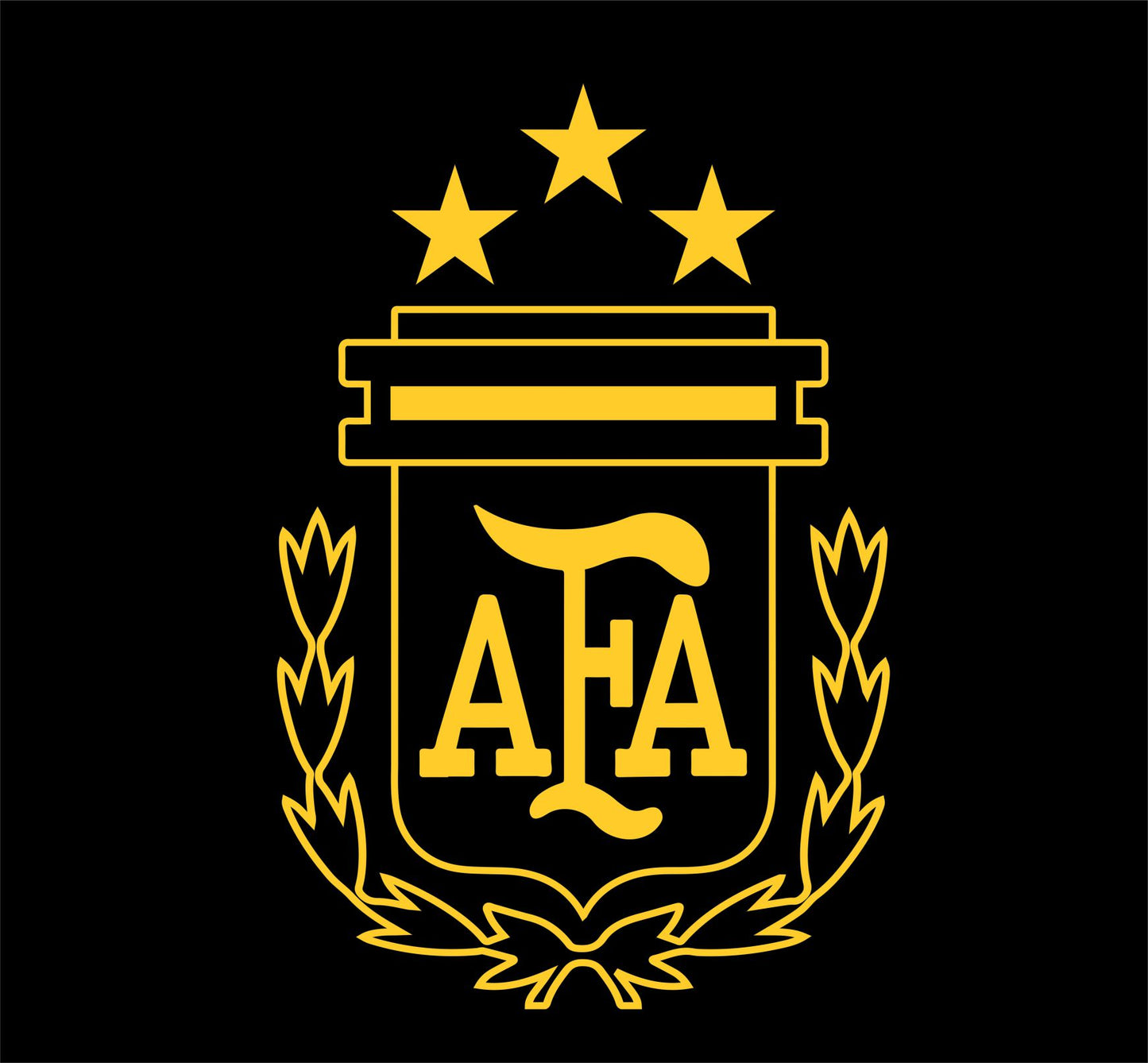AFA Sticker Decal, Bandera de football Argentina, Argentina National Football Team Decal, Argentina Campeón, Escudo de Futbol Argentino