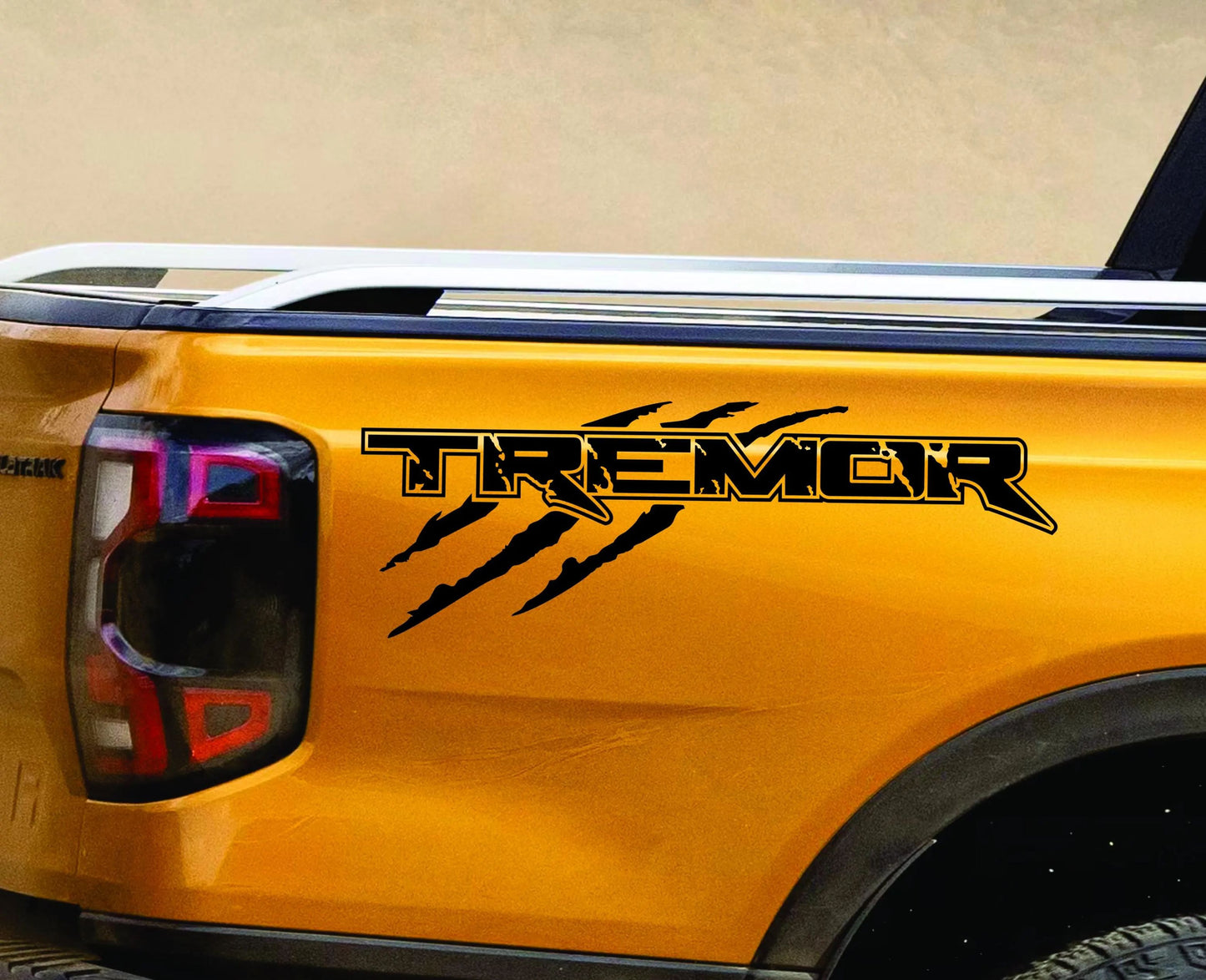 Tremor Claws Decal, Bedside Truck Decal, Fits Ford F150,F250, Ford Ranger,  Pick up Truck Sticker Scratches Decal (2 pieces )