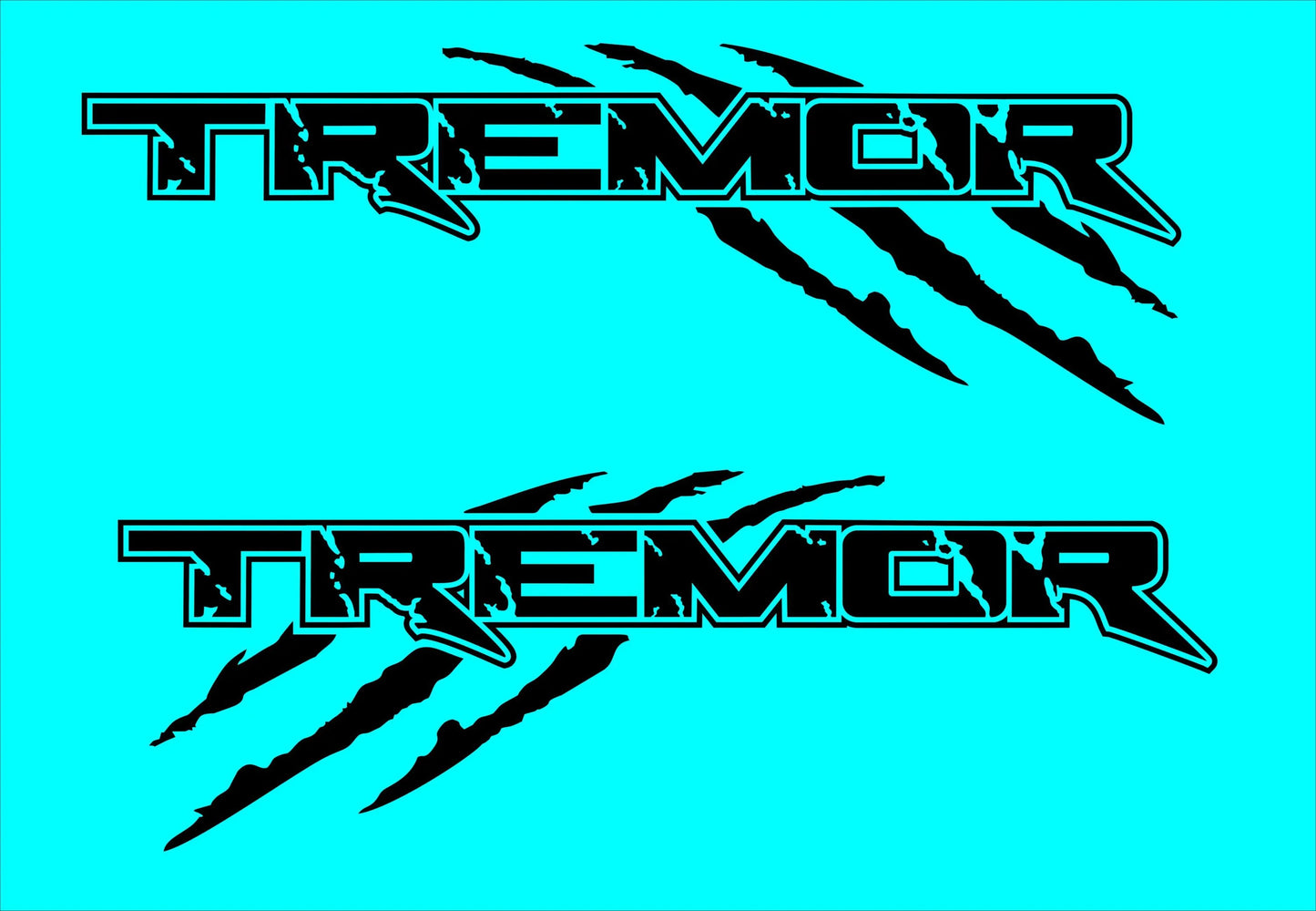 Tremor Claws Decal, Bedside Truck Decal, Fits Ford F150,F250, Ford Ranger,  Pick up Truck Sticker Scratches Decal (2 pieces )